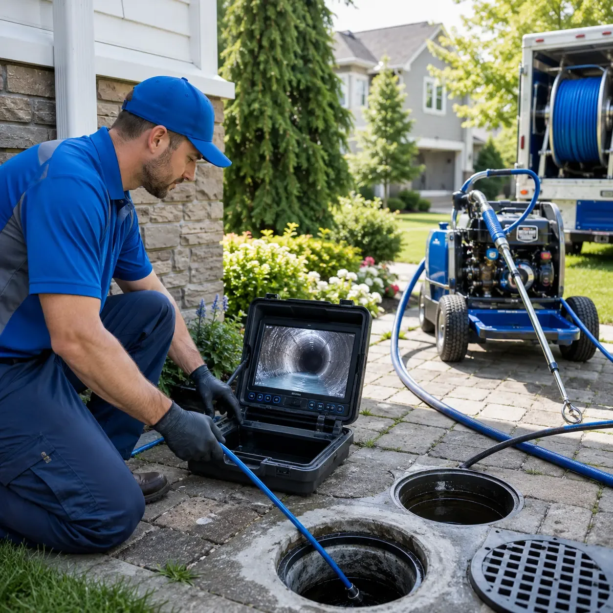 Outdoor drain cleaning professionals serving Pine Valley, NY